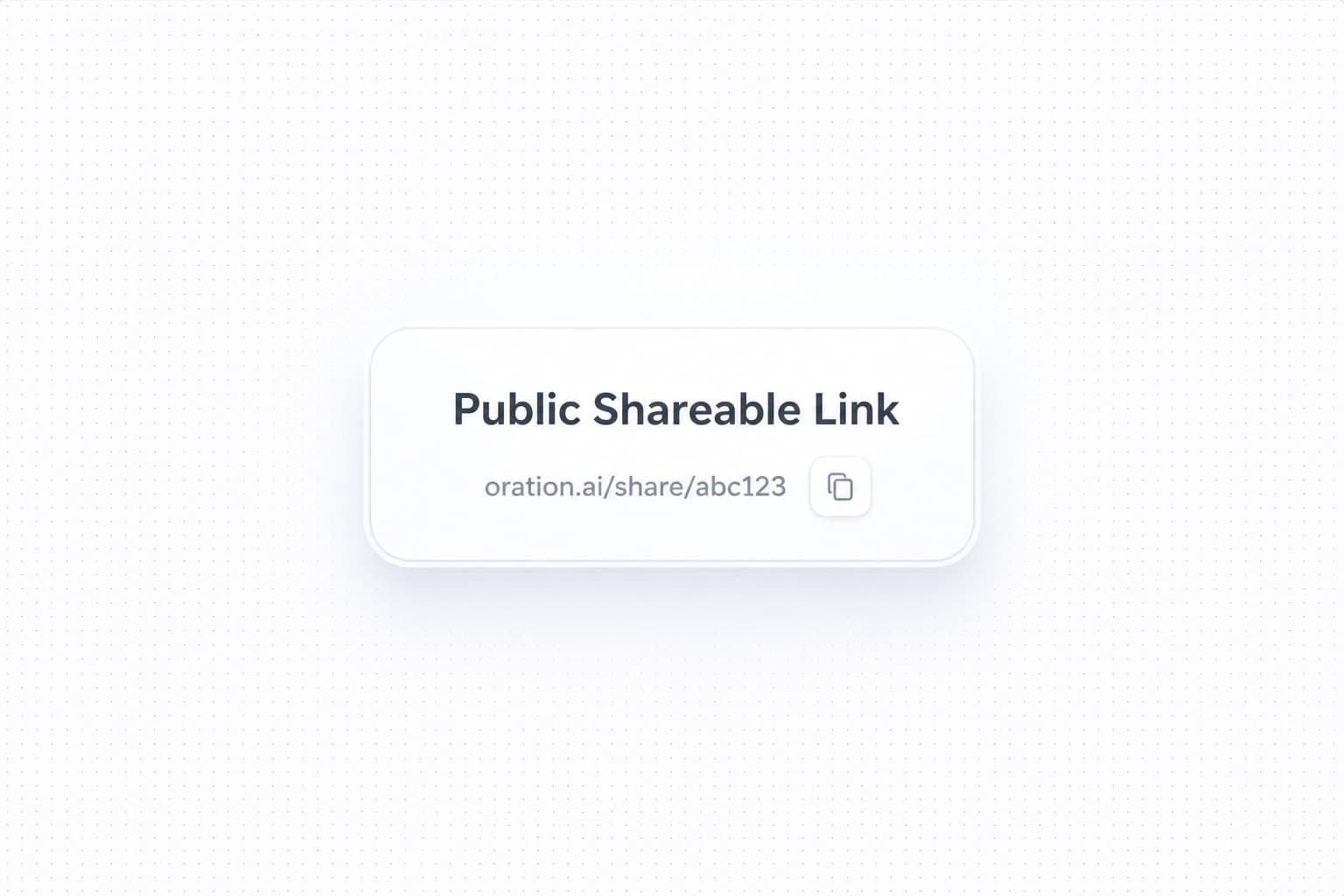 Public Shareable Links for Conversations